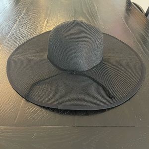 BRAND NEW Black Wide Rim Hat